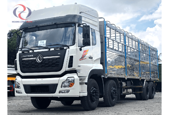 XE TẢI DONGFENG 8*4 (4 CHÂN) THÙNG MUI PHỦ BẠT - CABIN NÓC CAO 02 GIƯỜNG